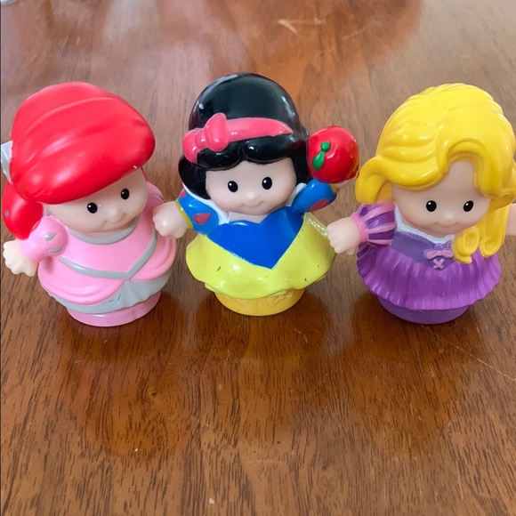 Disney Other - Disney Little People Ariel, Snow White, and Rapunzel 2012